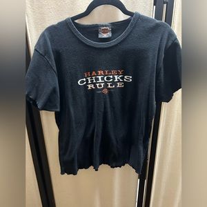 Women’s Vintage Harley Chicks Rule